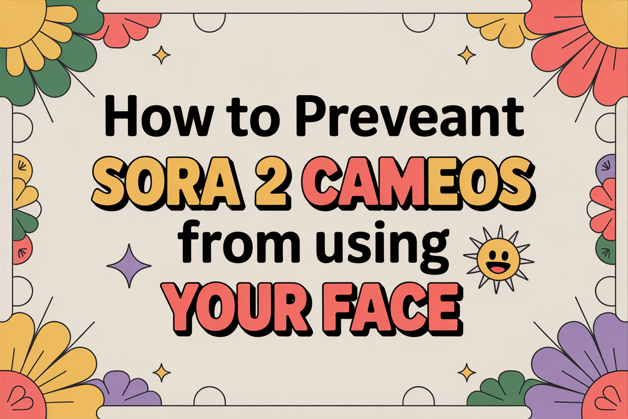 How to Prevent Sora 2 Cameos from Using Your Face