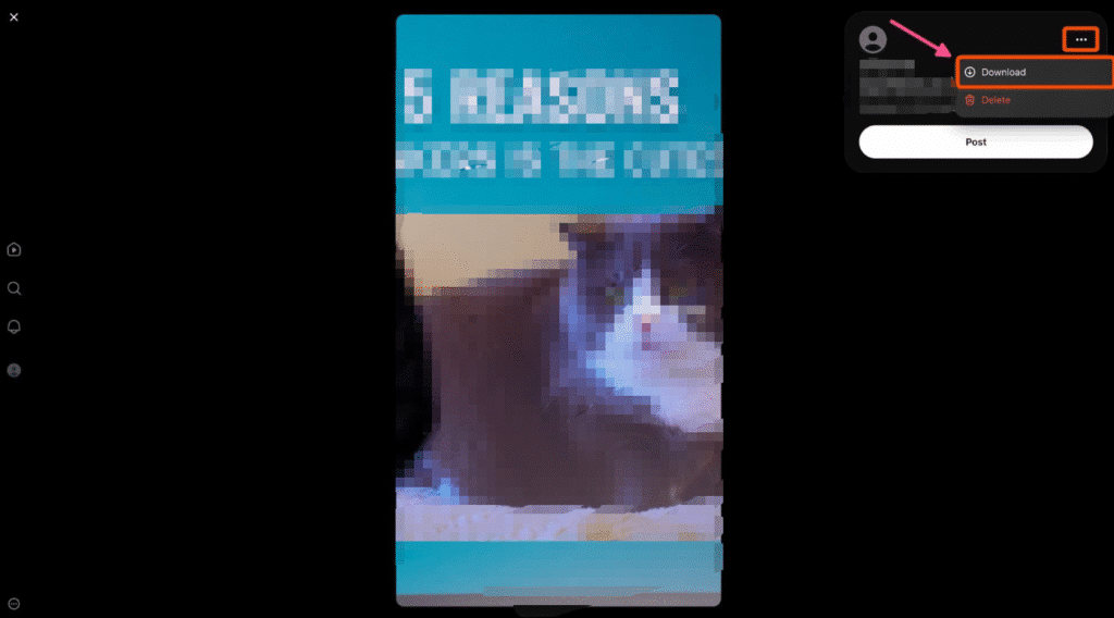 download Sora 2 videos on website or PC