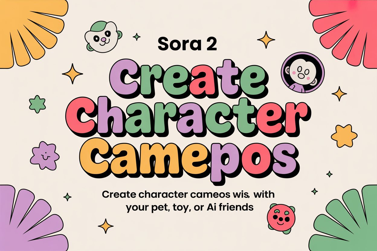 Sora 2 Update (October 23): Create Character Cameos with Your Pet, Toy, or AI Friends