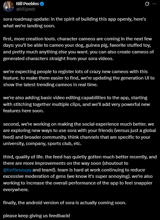 Sora 2 Biggest Update Yet: Create Character Cameos with Your Pet, Toy, or AI Friends