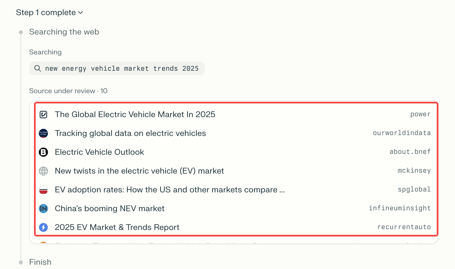 One of Perplexity AI’s key advantages is automatic source citation. 