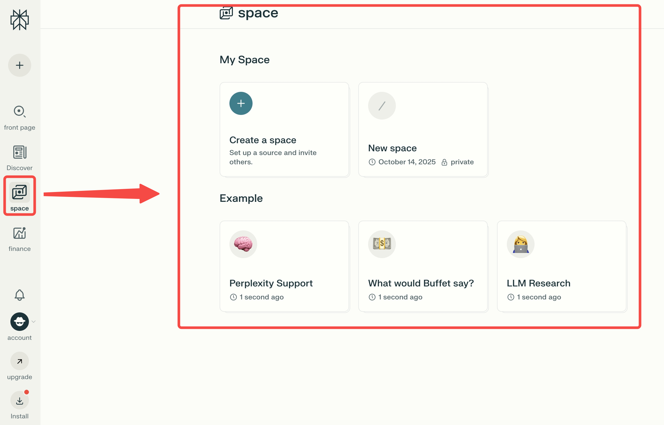 Perplexity AI’s Spaces feature allows users to create organized research collections, share threads, and build knowledge bases collaboratively.