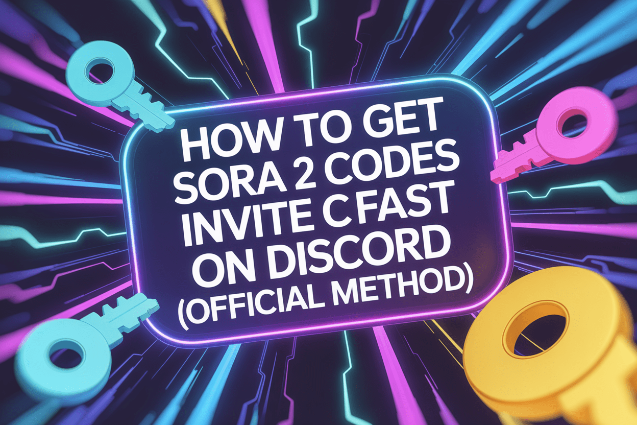 how-to-get-sora-2-invite-codes-fast-on-discord-official-method