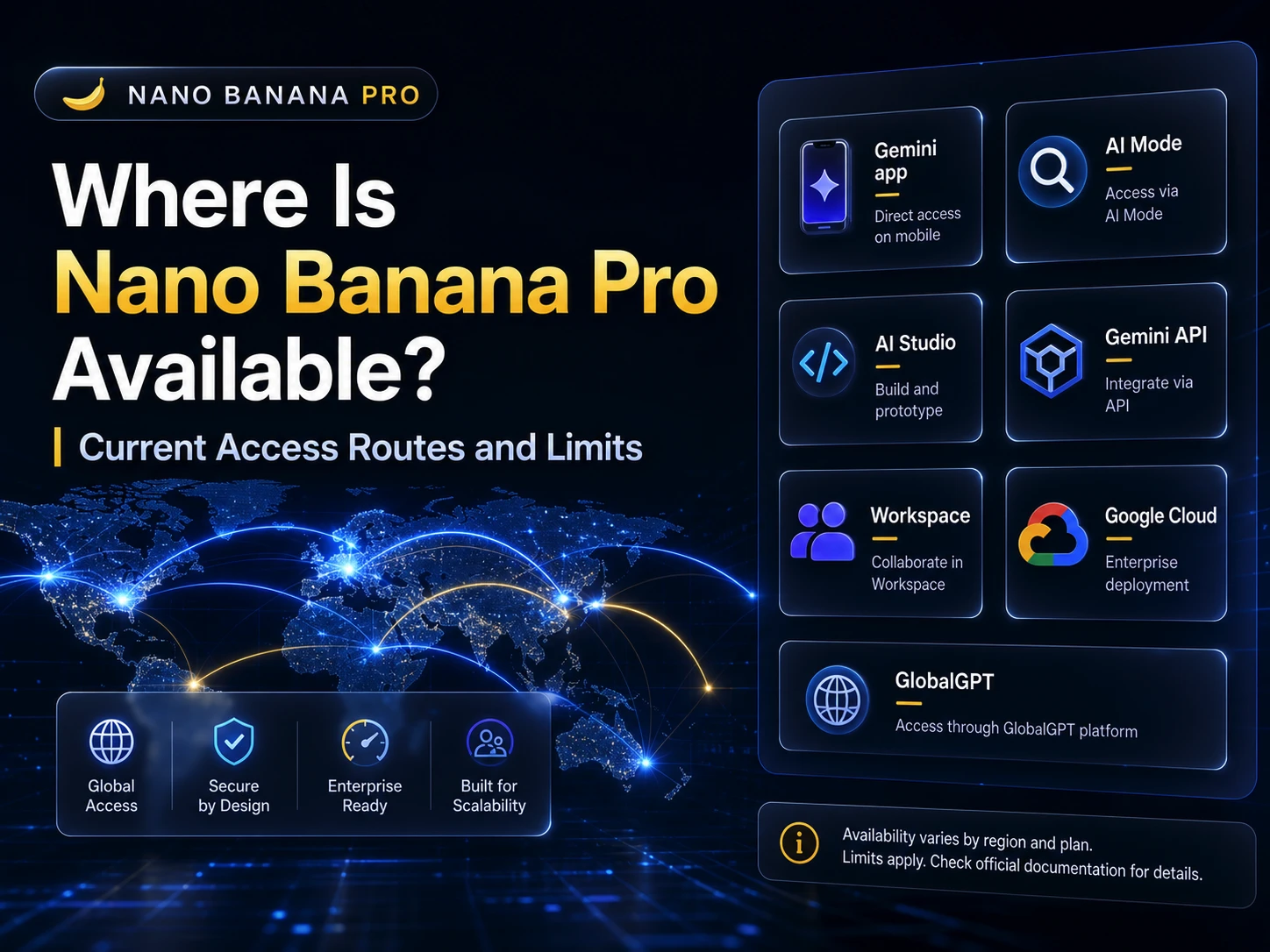 l Titelbild für einen Artikel über die Verfügbarkeit des Nano Banana Pro.