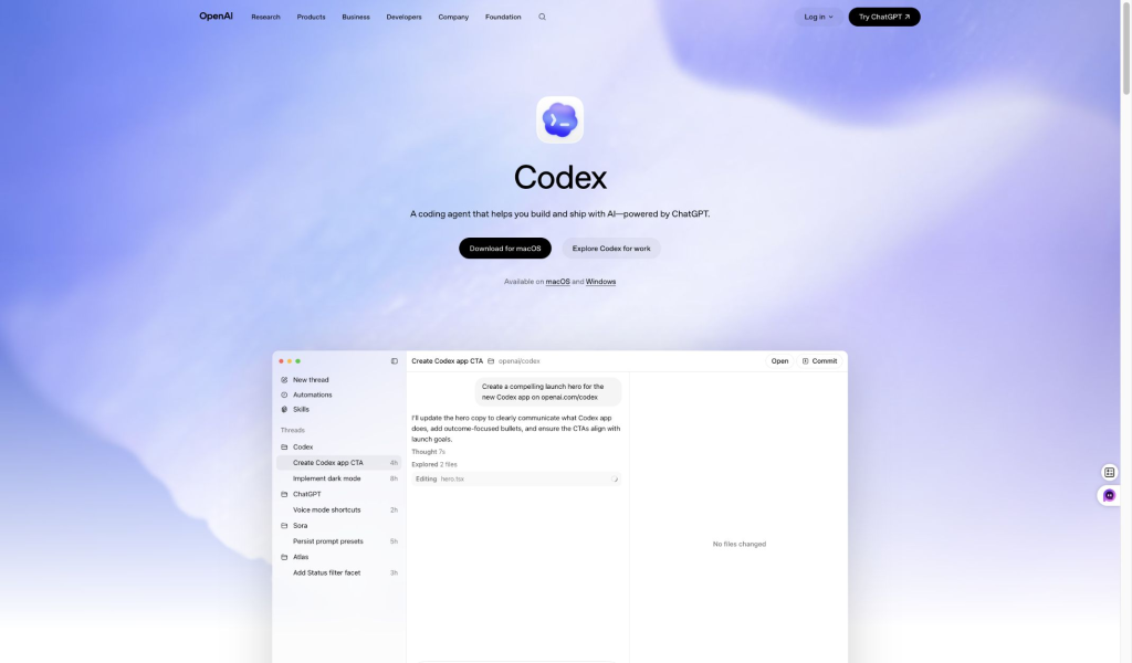Codexこそが、通常のチャット開発とエージェント型開発の作業を分離すべき最も有力な理由である。.