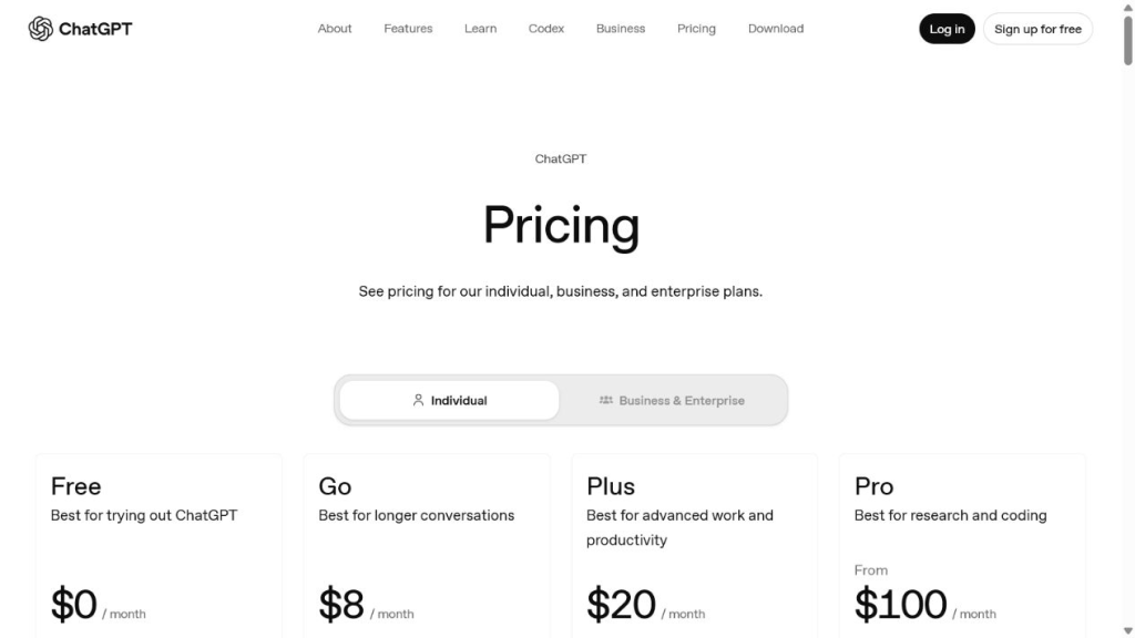 Official ChatGPT Pricing and Billing in Vietnam
