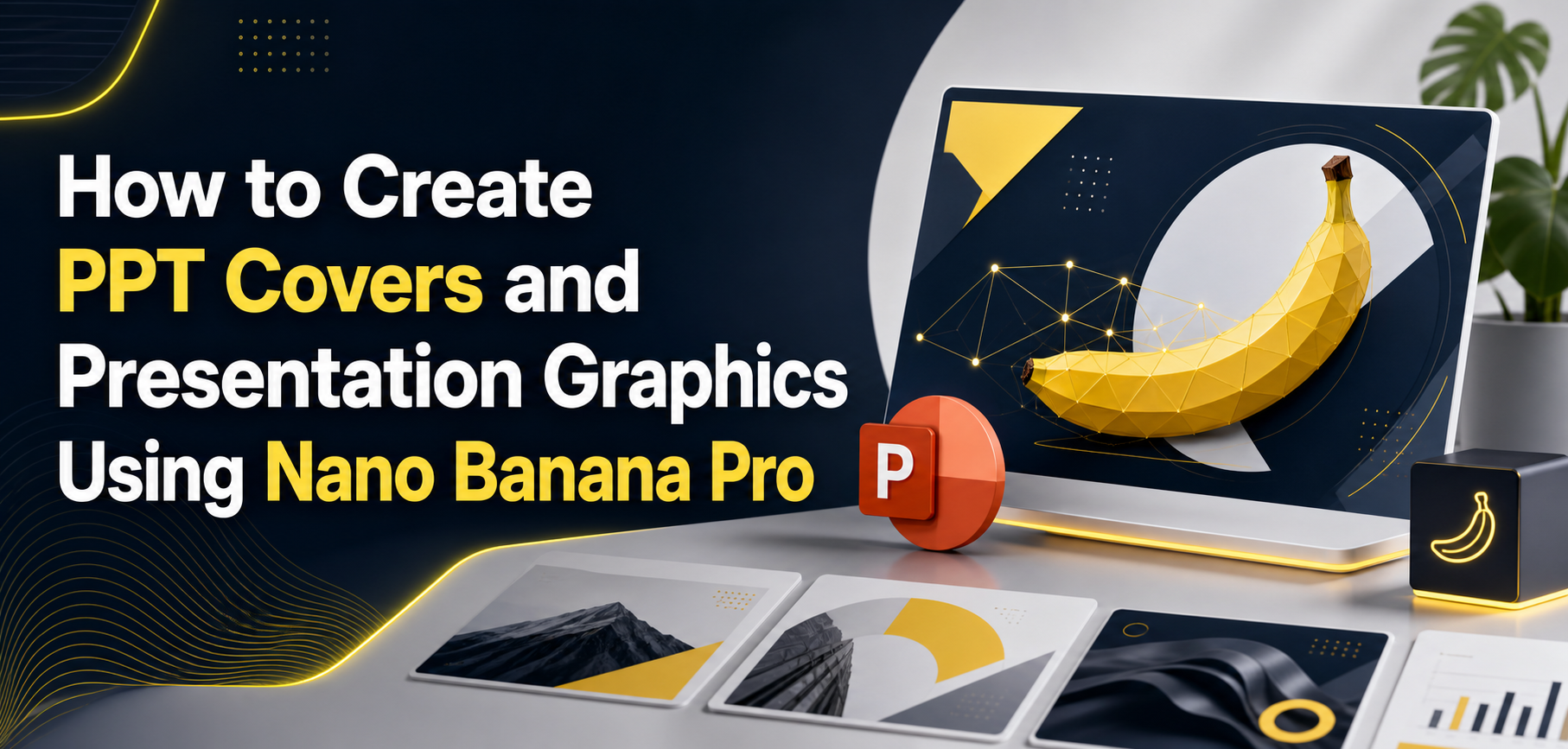 Como criar capas de PPT e gráficos de apresentação usando o Nano Banana Pro
