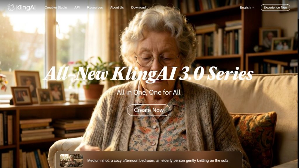 Kling AI 3.0 系列官方产品页面