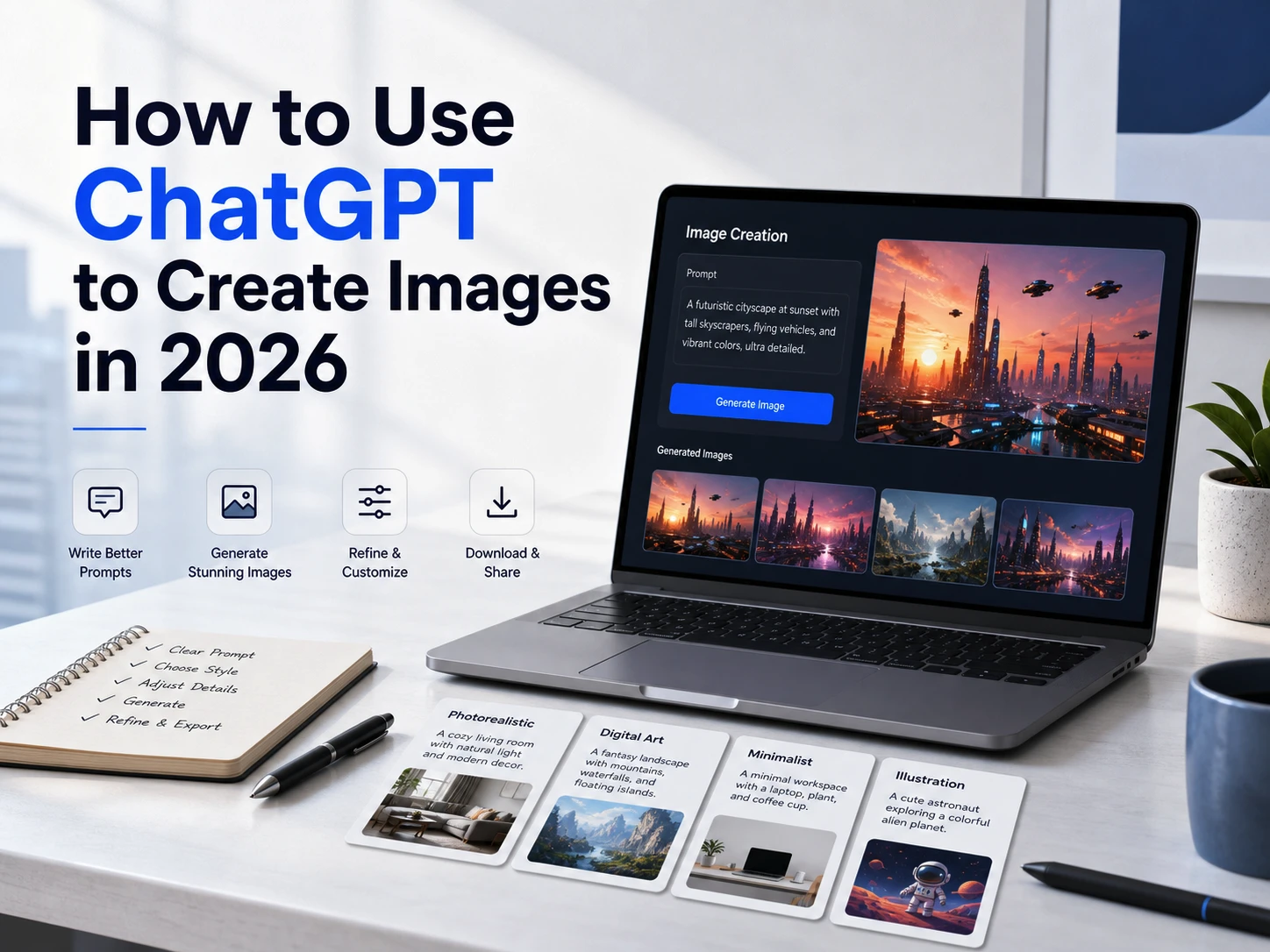 So erstellen Sie mit ChatGPT Bilder im Jahr 2026