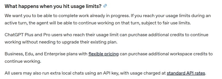 OpenAI 指南：关于使用限额后的已购配额及独立 API 密钥计费的说明