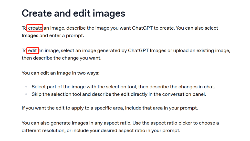 chatgpt image ability of creating and editing images