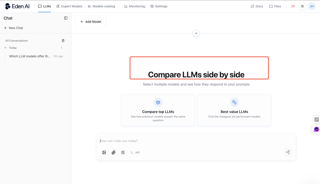 Eden AI helps teams compare and route providers through one API layer.