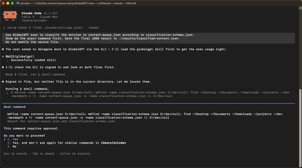 Automate Bulk Text Work with glbgpt exec