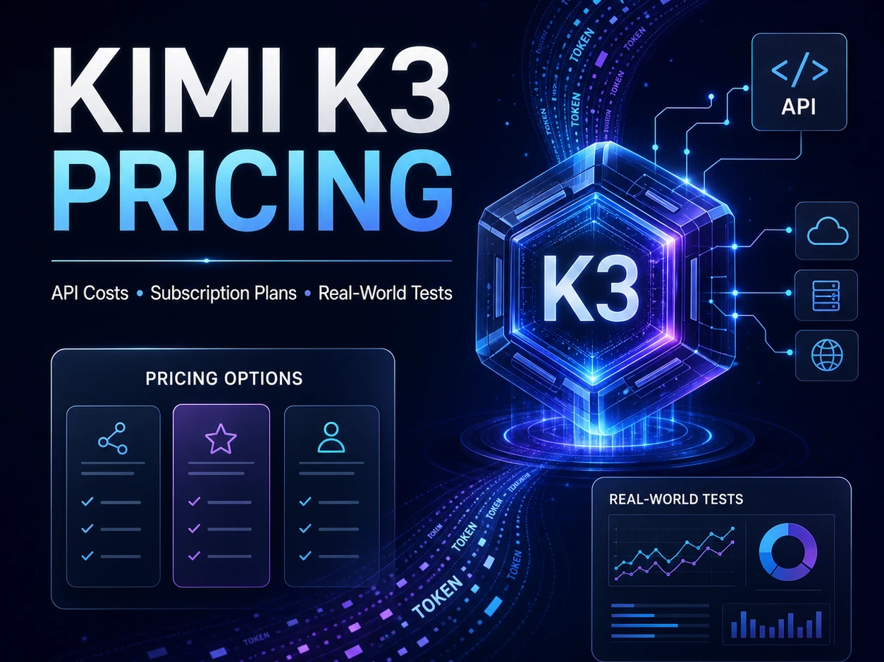 Kimi K3 pricing guide covering API costs, subscription plans, and real-world tests