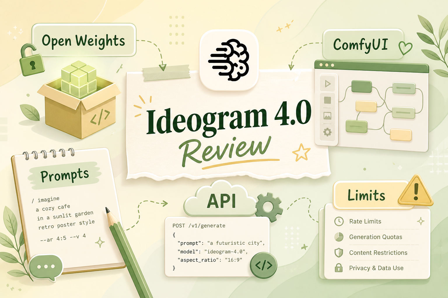 Ideogram 4.0 im Test: Open Weights, ComfyUI, Prompts, API und Einschränkungen