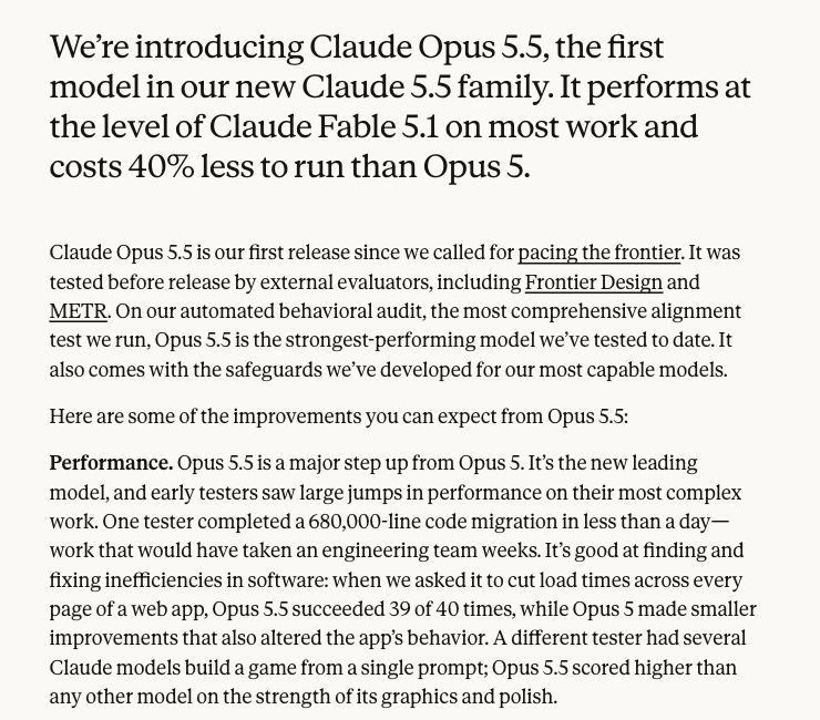 Claude Opus 5.5 official introduction and performance discussion