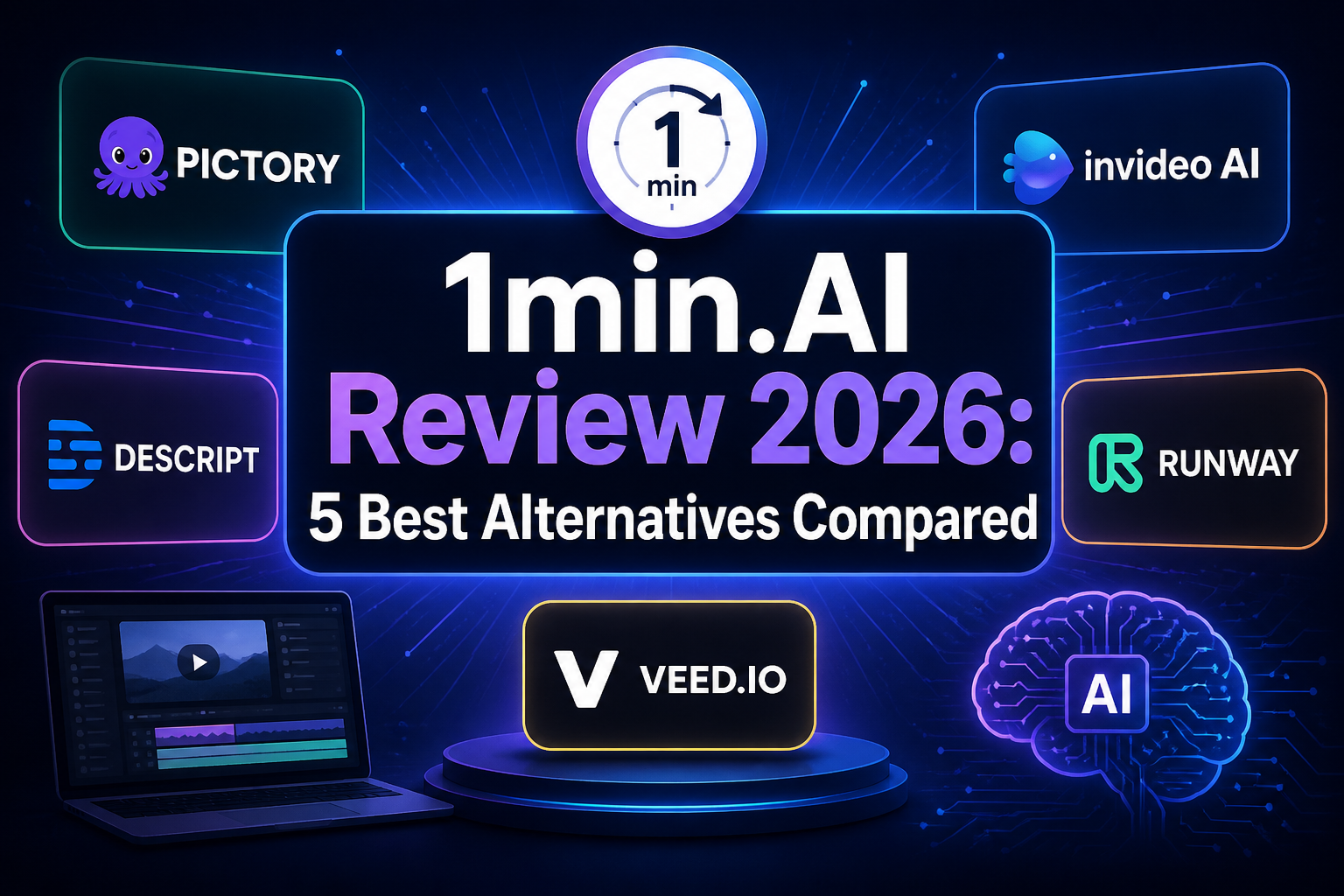 Avis sur 1min.AI 2026 : comparaison des 5 meilleures alternatives