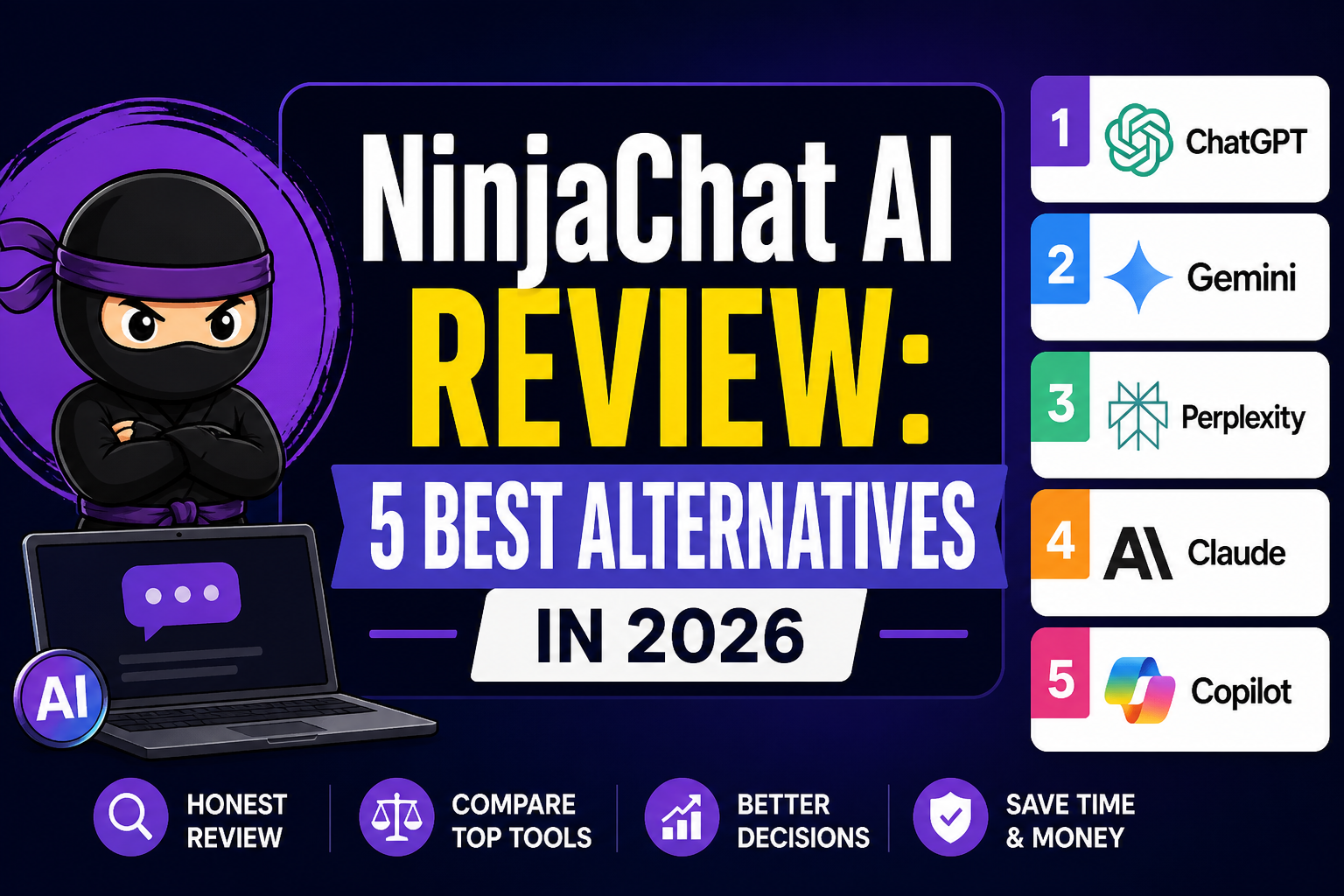 NinjaChat AI Review: 5 Best Alternatives in 2026