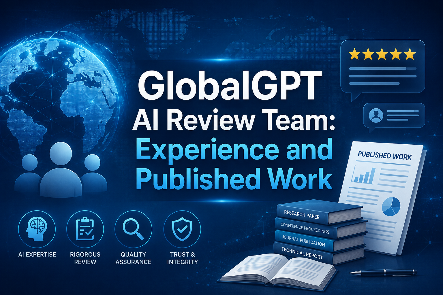 GlobalGPT AI Review Team: Experience and Published Work