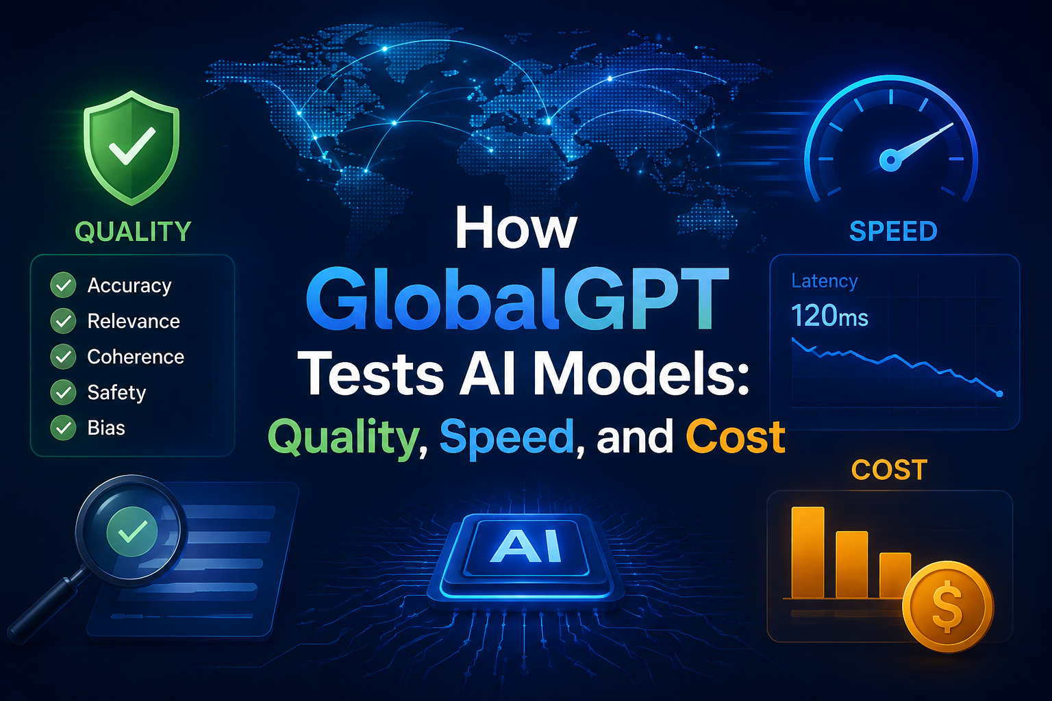 How GlobalGPT Tests AI Models: Quality, Speed, and Cost