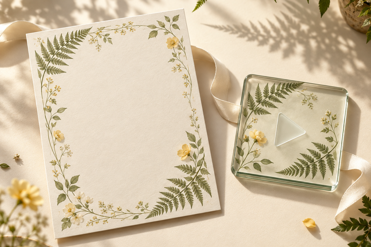 AI Wedding Invitation Photo & Video: One Photo, Two Invites